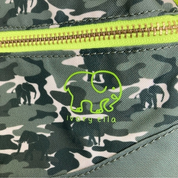 Ivory Ella Camo Sling Bag Green Waist Pack Fanny Pack Wristlet Bag Sling Bags OS - Picture 4 of 12